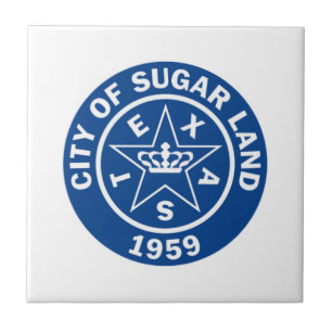 Azulejo De Cerâmica Selo de Terras de Açúcar (Texas)