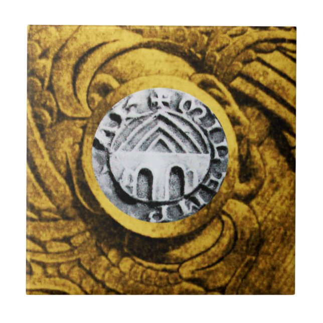 AZULEJO DE CERÂMICA  SELO DO MODELO KNIGHTS (Frente)