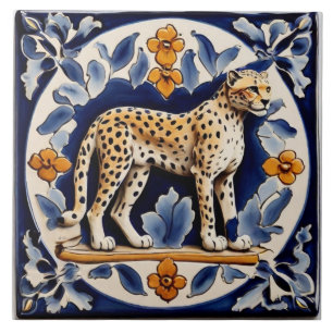 Azulejo De Cerâmica Selva Selvagem Selvagem Selvagem de Animais Selvag