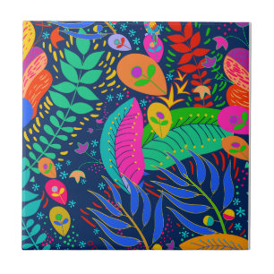 Azulejo De Cerâmica Selva Tropical Havaiana