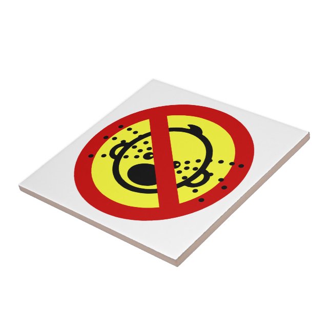 Azulejo De Cerâmica SEM Cry Babies ⚠ Sinal de Aeroporto Tailandês ⚠ (Lateral)