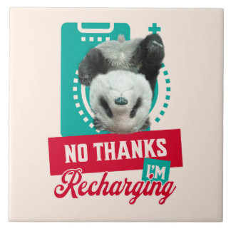 Azulejo De Cerâmica Sem Obrigados, estou recarregando a bateria do bot