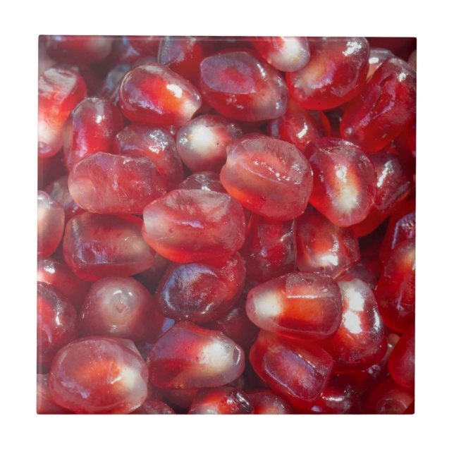 Azulejo De Cerâmica Sementes de romã (Frente)