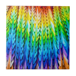 Azulejo De Cerâmica Senbazuru ou mil gruas origami
