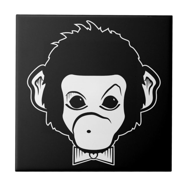 Azulejo De Cerâmica senhor macaco (Frente)