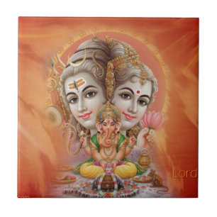 Azulejo De Cerâmica Senhor Shiva