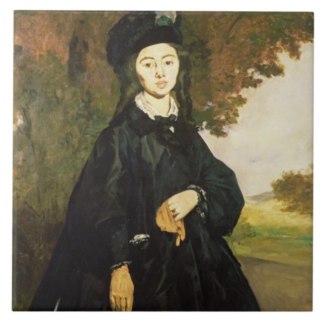 Azulejo De Cerâmica Senhora Brunet de Manet | (Frente)