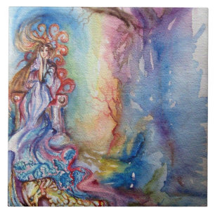 Azulejo De Cerâmica SENHORA DO LAGO/Magia e Mistério