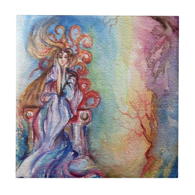 Azulejo De Cerâmica SENHORA DO LAGO/Magia e Mistério (Frente)