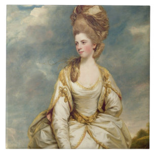 Azulejo De Cerâmica Senhorita Sarah Campbell, 1777-78 (óleo em canvas
