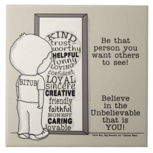 Azulejo De Cerâmica Ser Essa Pessoa