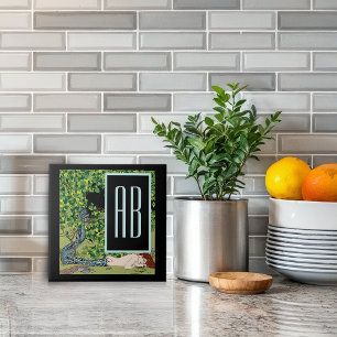 Azulejo De Cerâmica Sereia de Koloman Moser