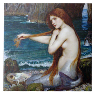 Azulejo De Cerâmica Sereia, John William Waterhouse