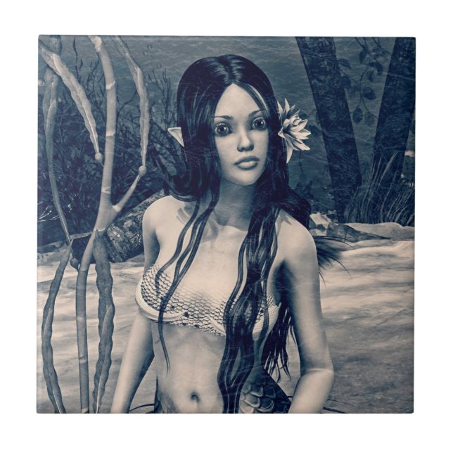 Azulejo De Cerâmica Sereia retrorreflectora (Frente)