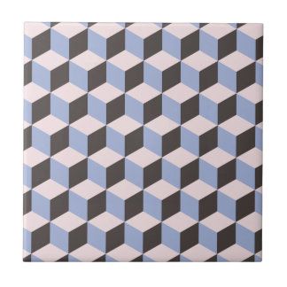 Azulejo De Cerâmica Serenidade e teste padrão do cubo de quartzo