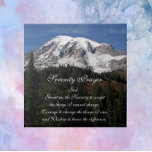 Azulejo De Cerâmica Serenidade Inspiradora Montagem Rainier<br><div class="desc">Azulejo cerâmico com a imagem cênica de uma neve capturou o Monte Rainier junto com as palavras inspiradoras do Orador Serenity. Selecione o tamanho do seu azulejo. Faz um presente pensativo para a família e os amigos!</div>