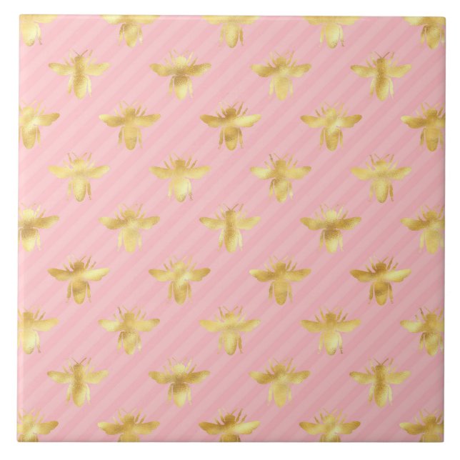 Azulejo De Cerâmica Série Princesa Abelha Design #7 (Frente)