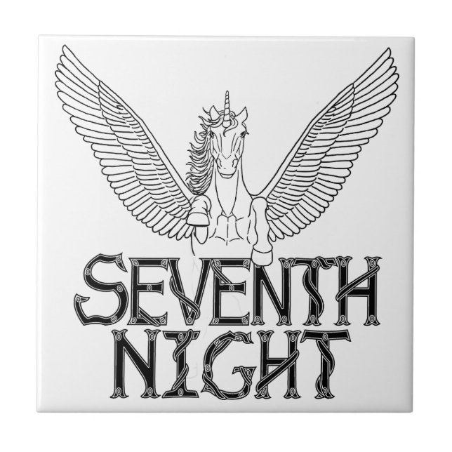 Azulejo De Cerâmica Sétima Noite (Frente)