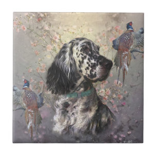 Azulejo De Cerâmica Setter Inglês