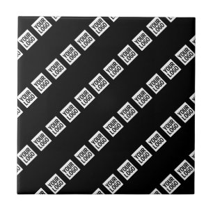 Azulejo De Cerâmica Seu logotipo, Design ou fotos postadas na diagonal