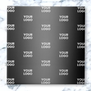 Azulejo De Cerâmica Seu Logotipo Simples e Repetitivo Gradiente Pret