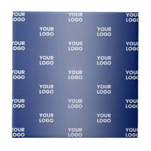 Azulejo De Cerâmica Seu Logotipo Simples Logotipo Repetitivo Gradiente