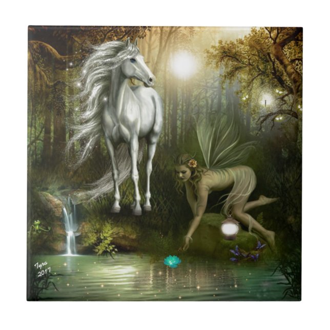 Azulejo De Cerâmica Seu Lugar Secreto (Frente)