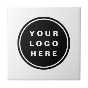 Azulejo De Cerâmica Seu Promocional de logotipo comercial Empresa