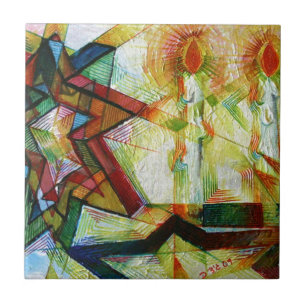 Azulejo De Cerâmica Shabbat