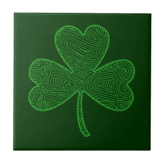 Azulejo De Cerâmica Shamrock