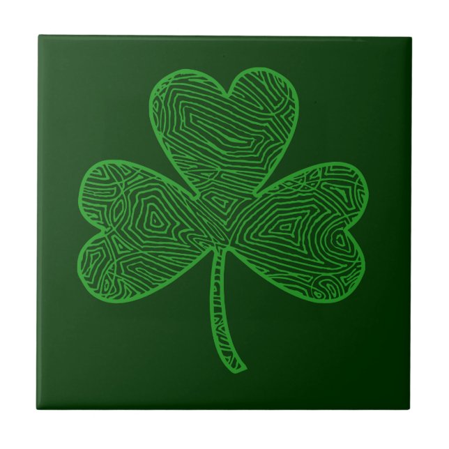 Azulejo De Cerâmica Shamrock (Frente)
