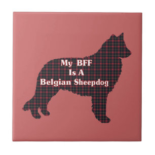 Azulejo De Cerâmica Sheepdog belga BFF