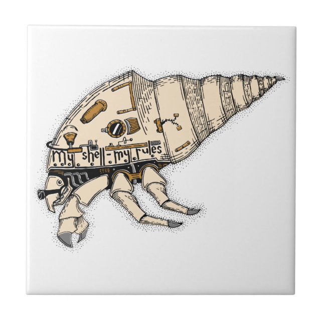 Azulejo De Cerâmica Shell (Frente)