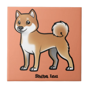 Azulejo De Cerâmica shiba inu