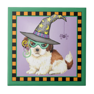 Azulejo De Cerâmica Shih Tzu Witch