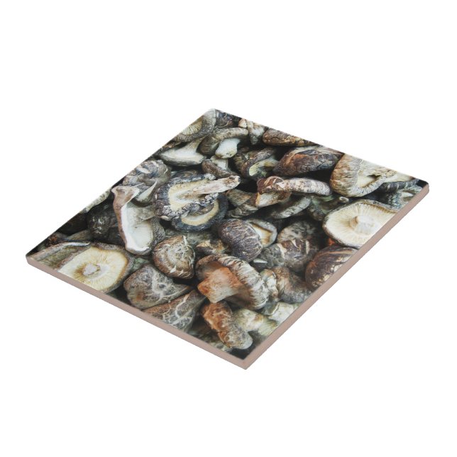 Azulejo De Cerâmica Shiitake Mushroom (Lateral)