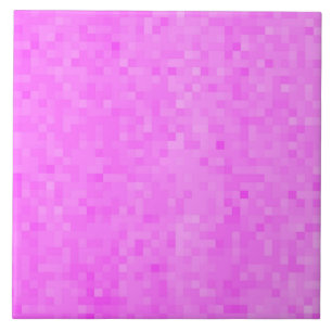 Azulejo De Cerâmica Shimmer Mosaico Rosa Quente,