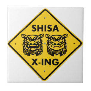 Azulejo De Cerâmica Shisa X-ing