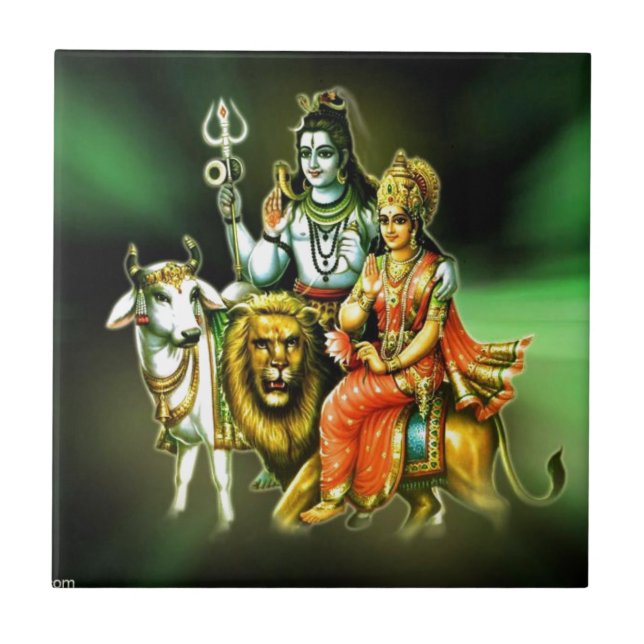 Azulejo De Cerâmica Shiva (Frente)