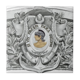 AZULEJO DE CERÂMICA  SI VIS PACEM PARA BELLUM