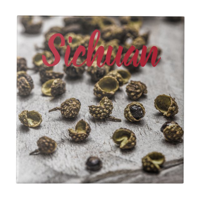 Azulejo De Cerâmica Sichuan Pepper Chinês Cuisine (Frente)