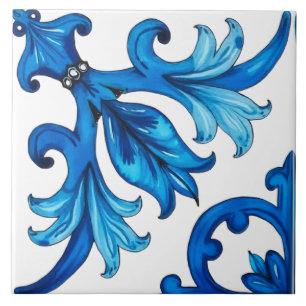 Azulejo De Cerâmica Siciliano,verão,limão,mosaico,azul,