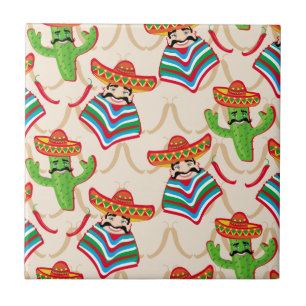 Azulejo De Cerâmica Siesta mexicano