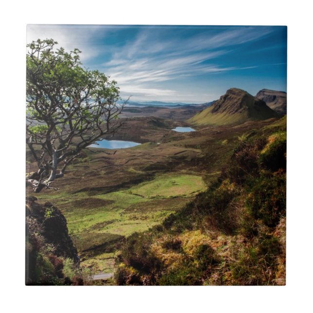 Azulejo De Cerâmica Siga seus sonhos! (Frente)