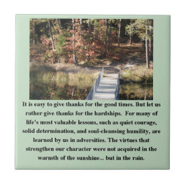 Azulejo De Cerâmica Silencioso Inspirativo