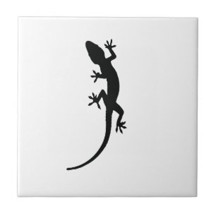 Azulejo De Cerâmica Silhueta do lagarto