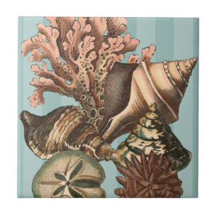 Azulejo De Cerâmica Silhuette Sea Life