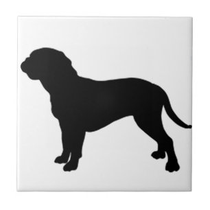 Azulejo De Cerâmica silo black.png de dogue de Bordéus