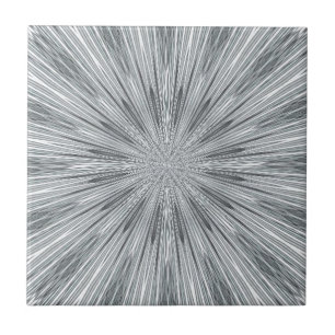 Azulejo De Cerâmica Silver Swirl