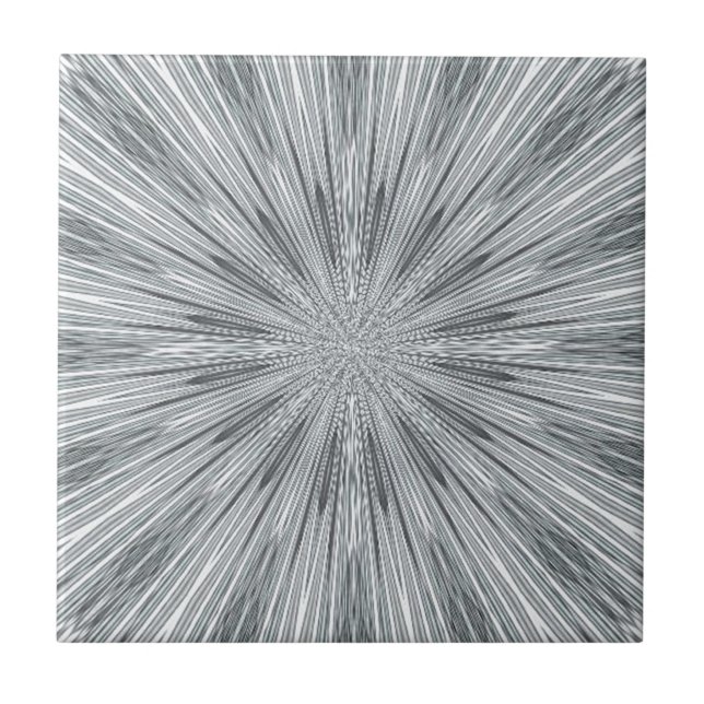 Azulejo De Cerâmica Silver Swirl (Frente)